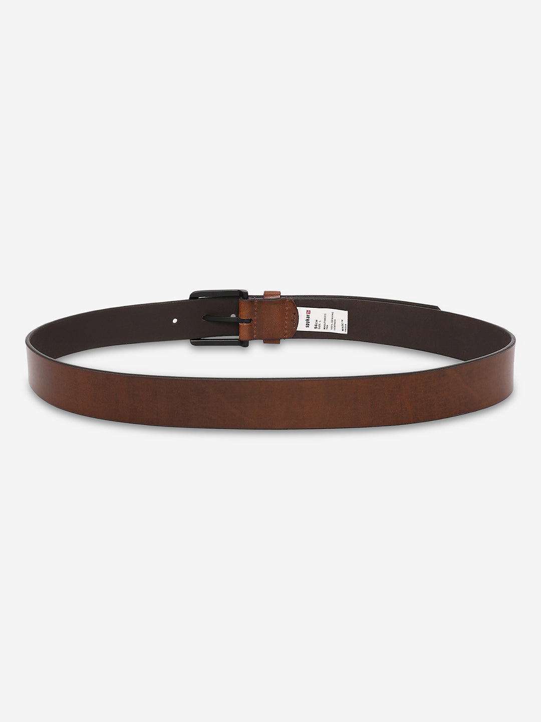 Men Tan Genuine Leather Belt