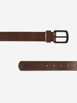 Men Tan Genuine Leather Belt