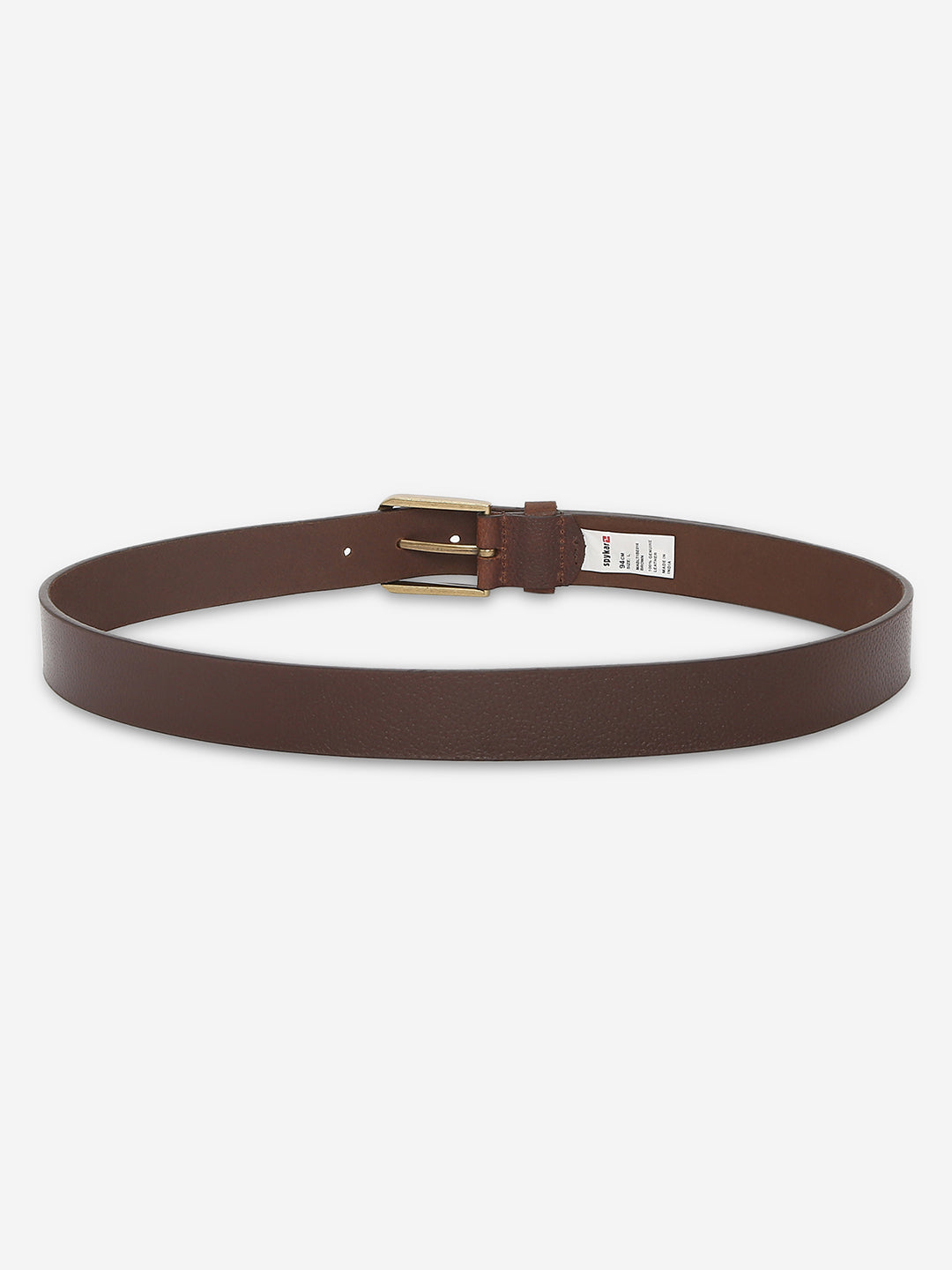 Men Brown Genuine Leather Belt