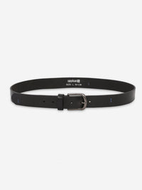 Men Black Genuine Leather Belt