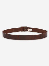 Men Brown Genuine Leather Belt