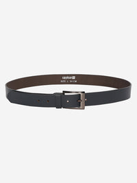 Men Navy Genuine Leather Belt