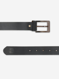 Men Navy Genuine Leather Belt