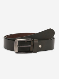 Men Olive Genuine Leather Belt