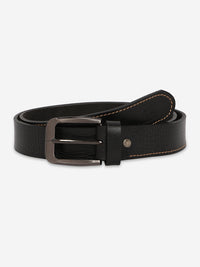 Men Black Genuine Leather Belt