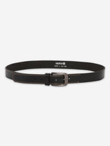 Men Black Genuine Leather Belt