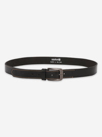 Men Black Genuine Leather Belt