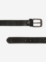 Men Black Genuine Leather Belt