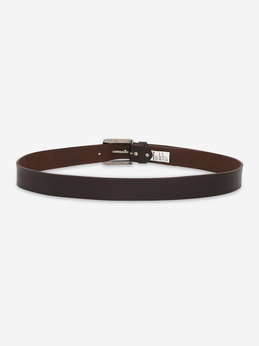 Men Brown Genuine Leather Belt