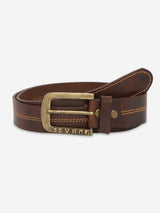 Men Brown Genuine Leather Belt