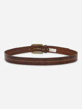 Men Brown Genuine Leather Belt