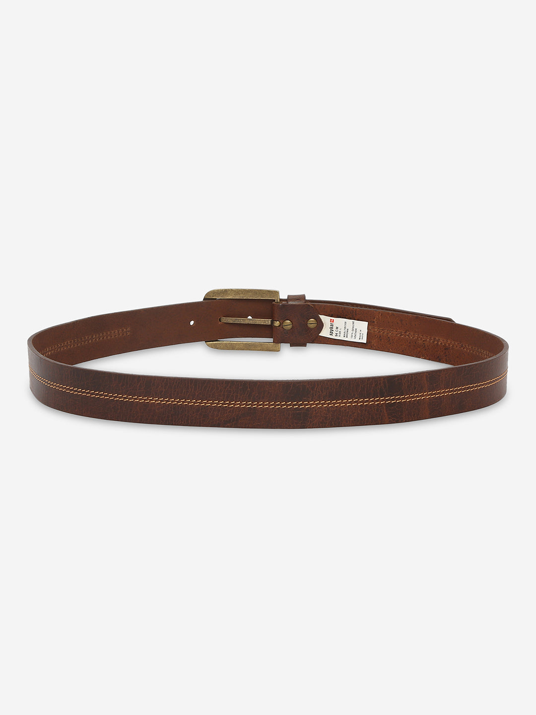 Men Brown Genuine Leather Belt