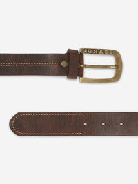 Men Brown Genuine Leather Belt