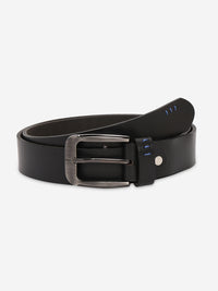 Men Black Genuine Leather Belt