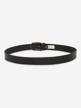 Men Black Genuine Leather Belt