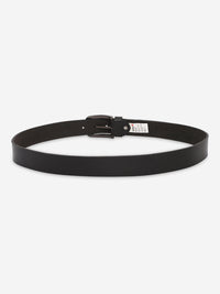 Men Black Genuine Leather Belt