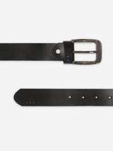 Men Black Genuine Leather Belt