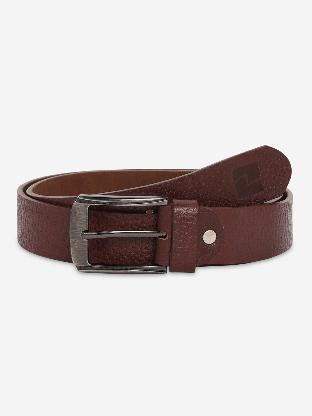 Men Brown Genuine Leather Belt