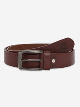 Men Brown Genuine Leather Belt
