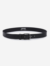 Men Black Leather Belt
