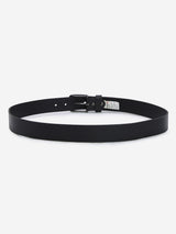 Men Black Leather Belt