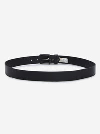 Men Black Leather Belt