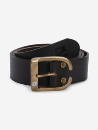 Men Brown Leather Belt
