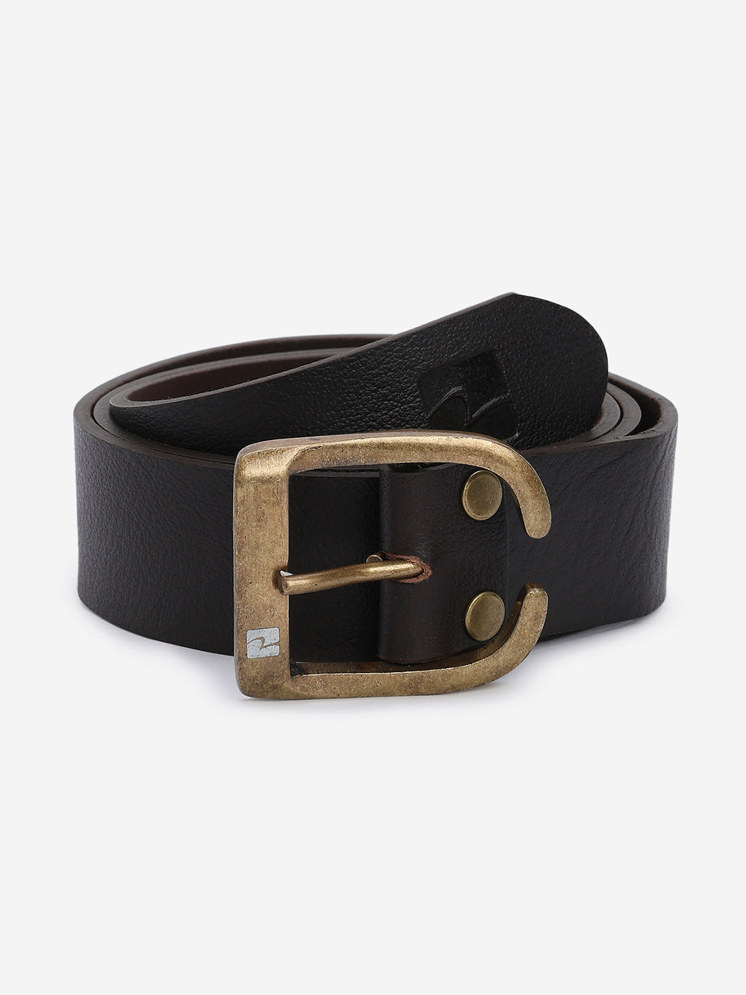 Men Brown Leather Belt