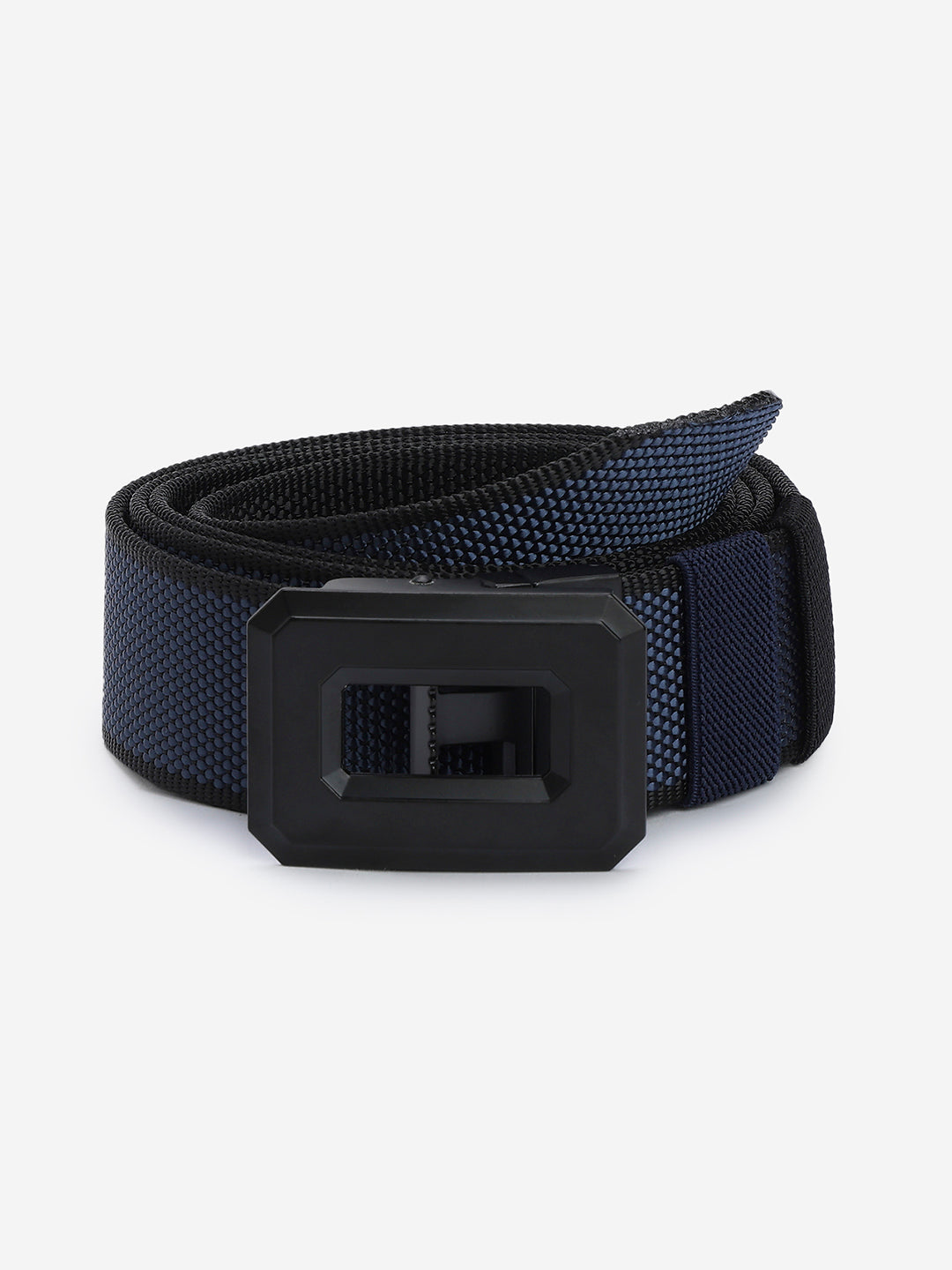 Men Blue/Black Leather Belt