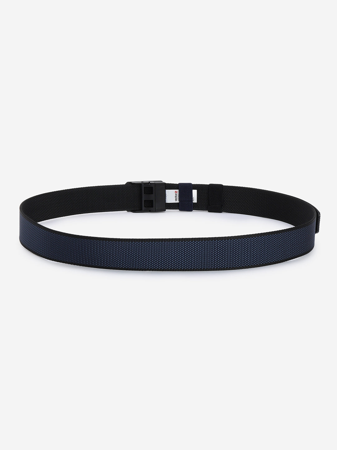 Men Blue/Black Leather Belt