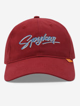 Men Maroon & Blue Solid Cap