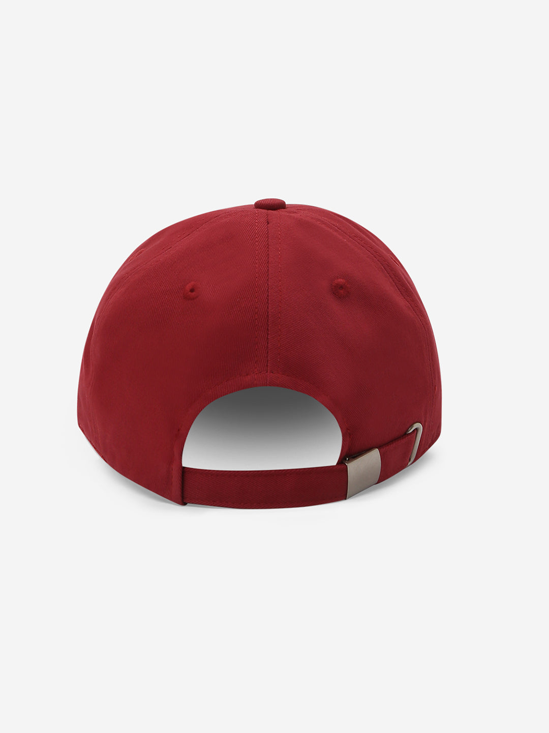 Men Maroon & Blue Solid Cap