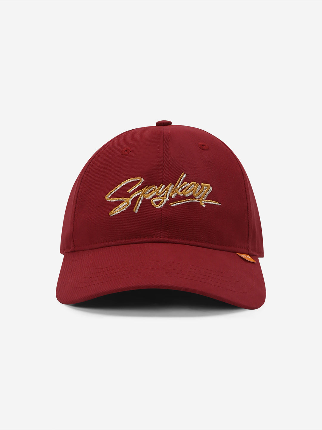 Men Maroon & Yellow Solid Cap