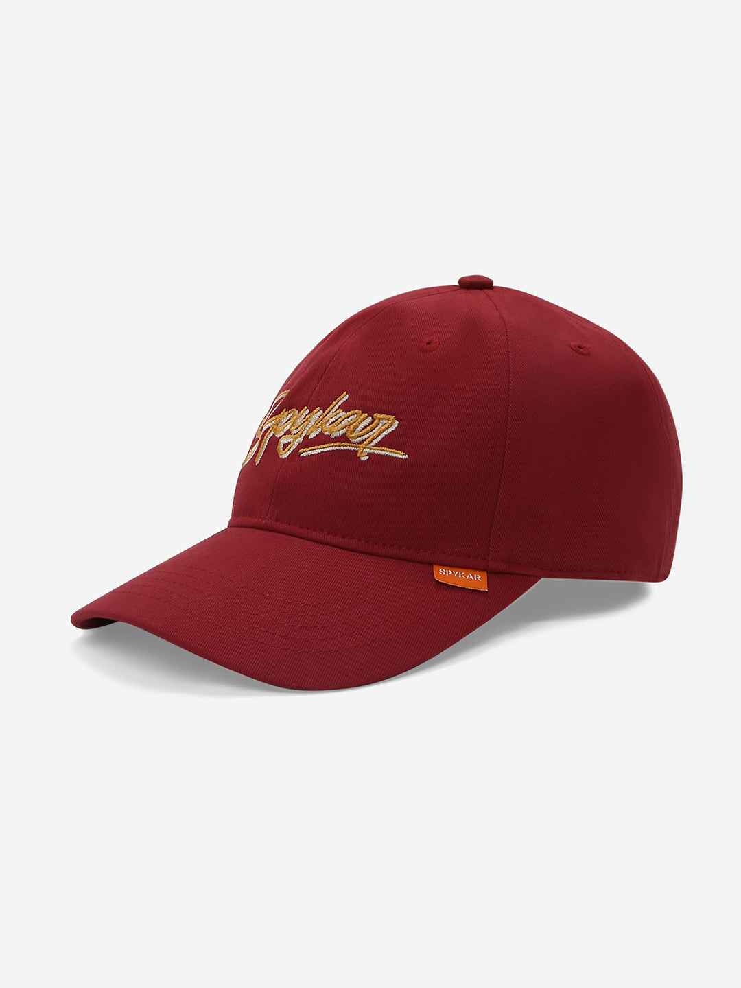 Spykar Maroon And Yellow Cap For Mens