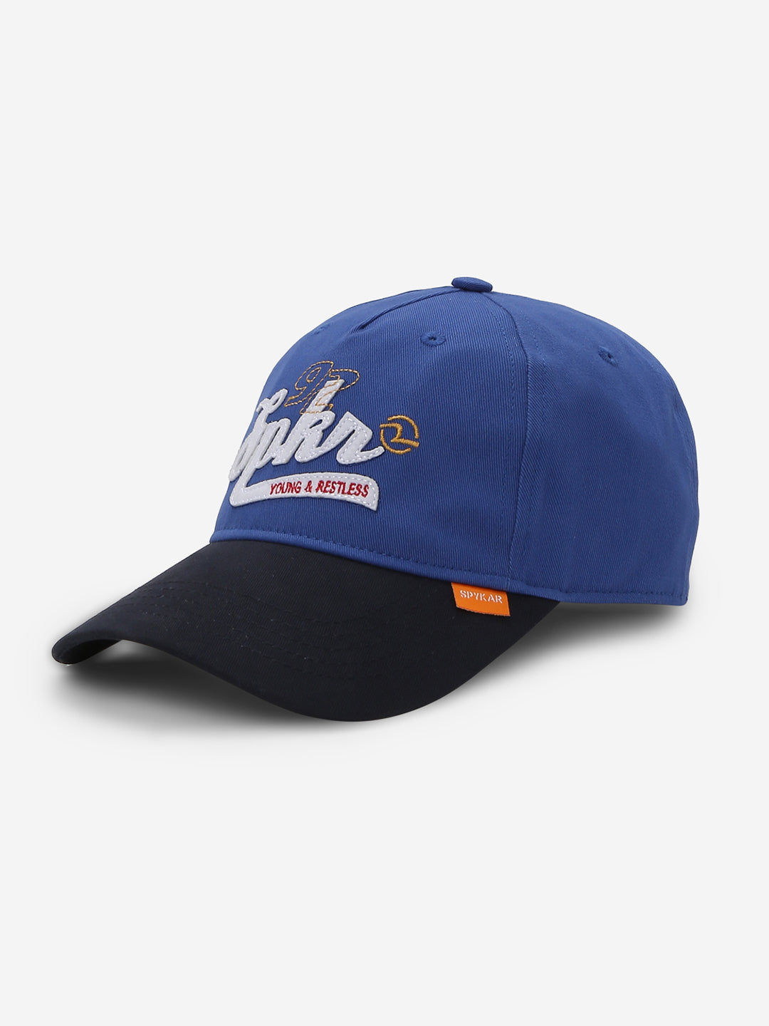 Men Royal Blue Solid Cap