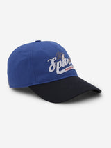 Men Royal Blue Solid Cap