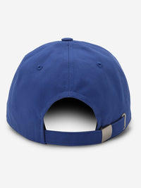Men Royal Blue Solid Cap