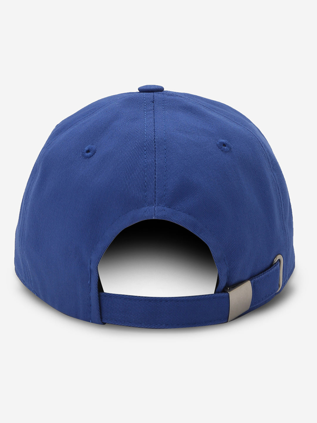 Men Royal Blue Solid Cap