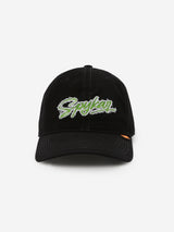 Men Black Solid Cap