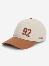 Men Beige/Light Brown Cotton Cap
