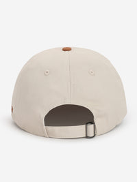Men Beige/Light Brown Cotton Cap