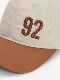Men Beige/Light Brown Cotton Cap