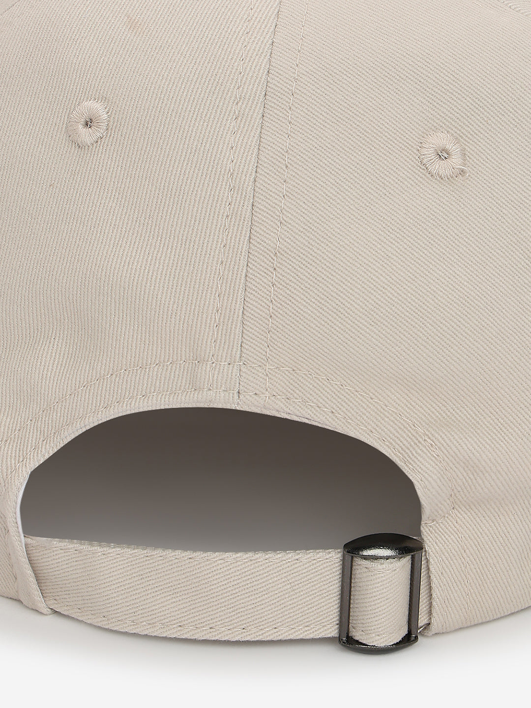 Men Beige/Light Brown Cotton Cap