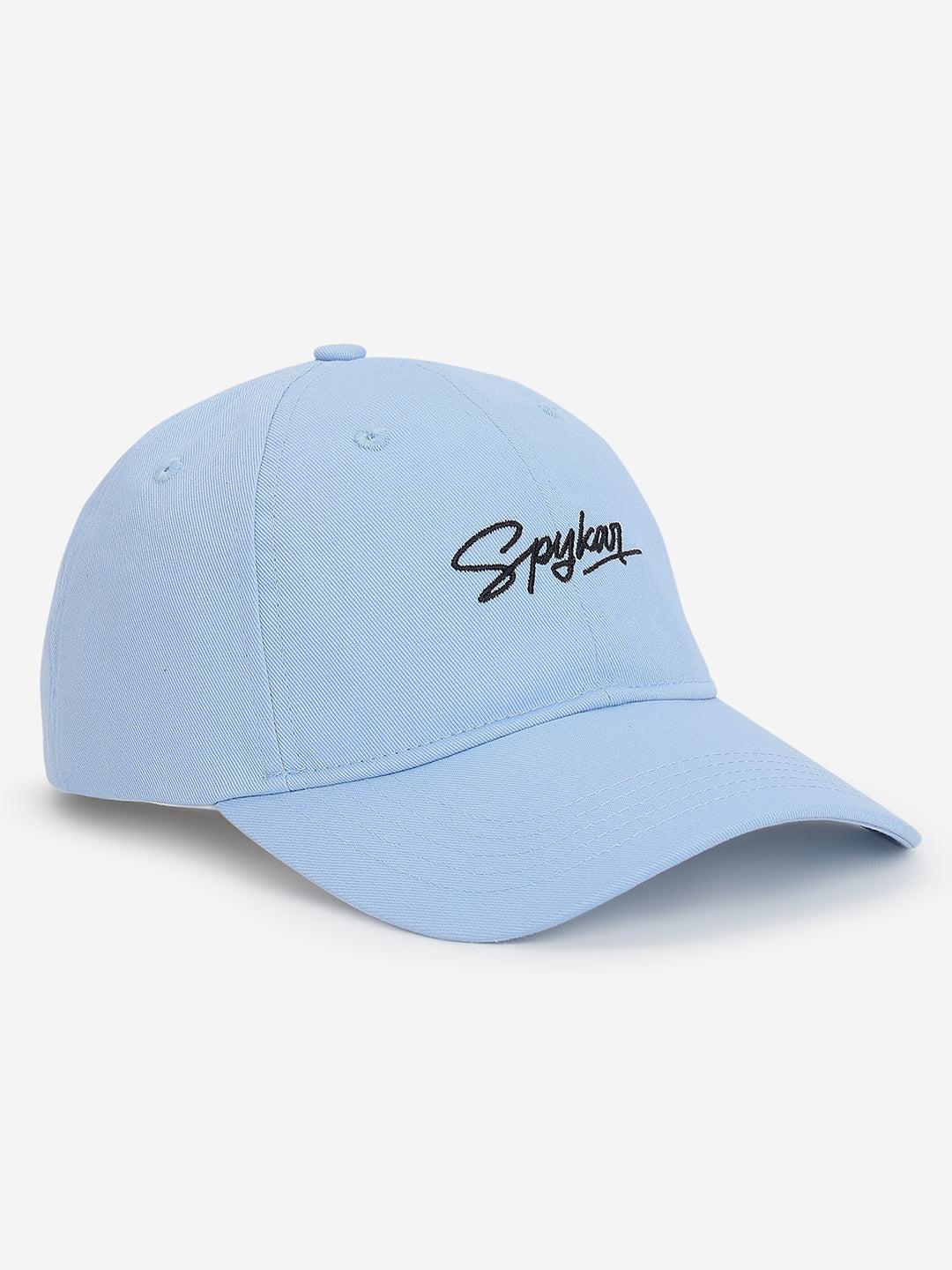 Men Sky Blue Cotton Cap