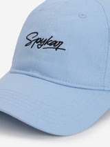 Men Sky Blue Cotton Cap