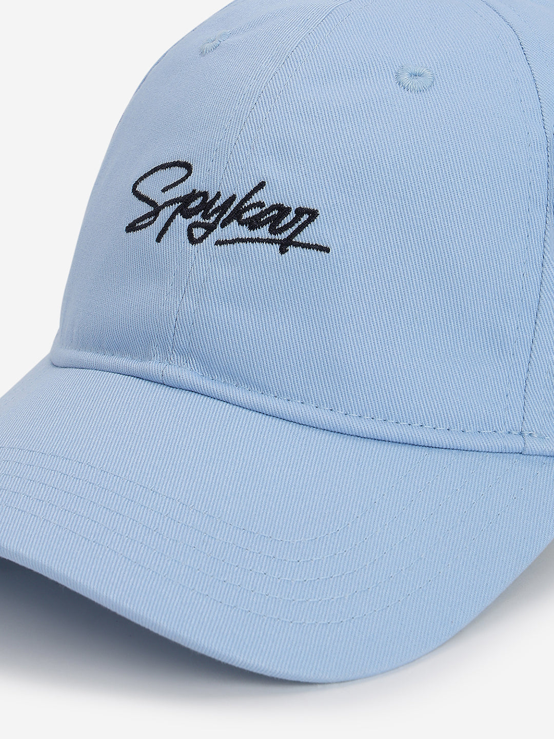 Men Sky Blue Cotton Cap