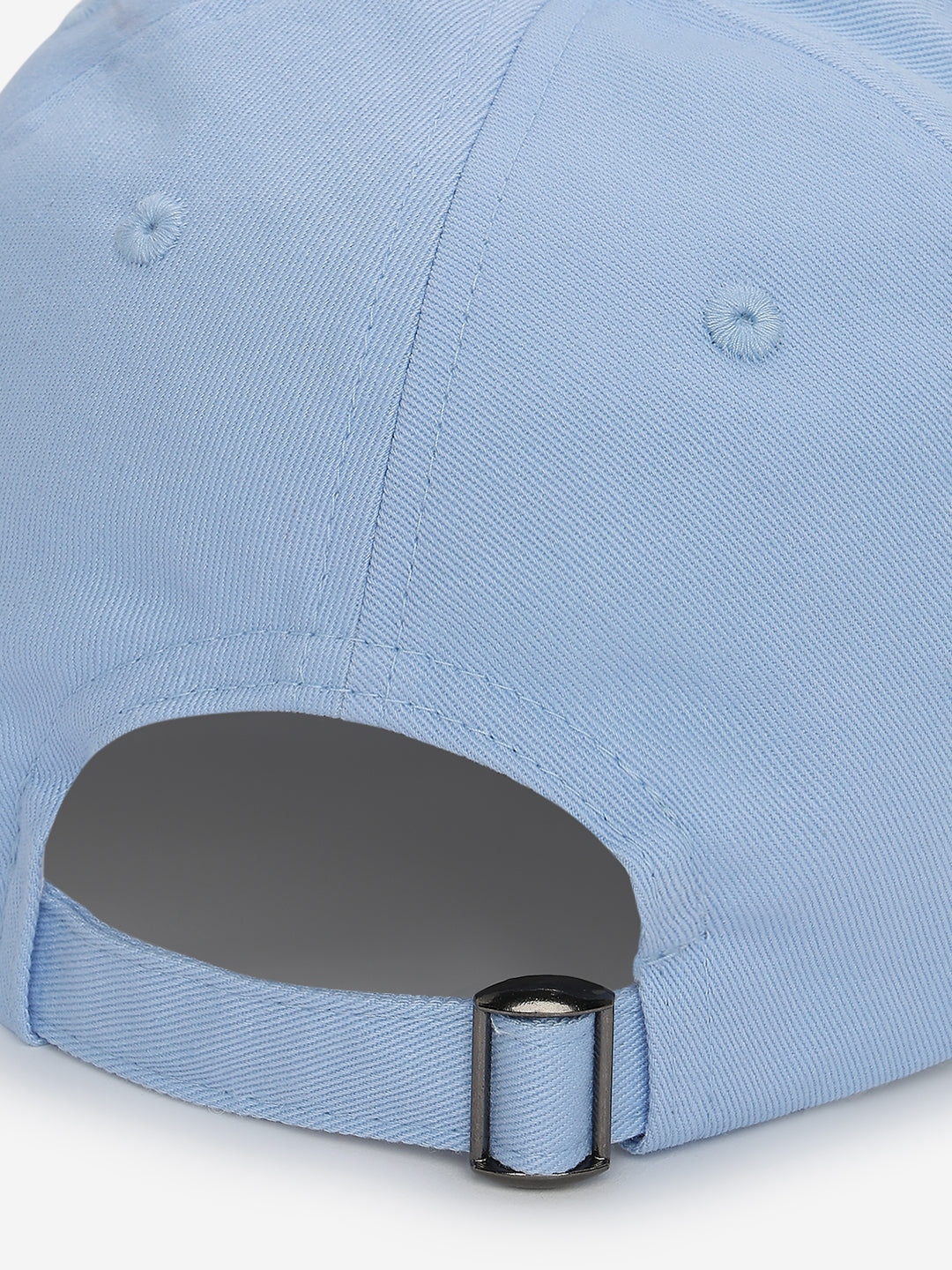 Men Sky Blue Cotton Cap