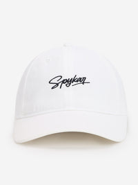 Men White Cotton Cap