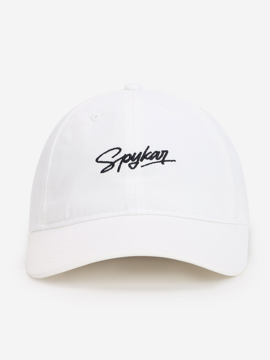 Men White Cotton Cap