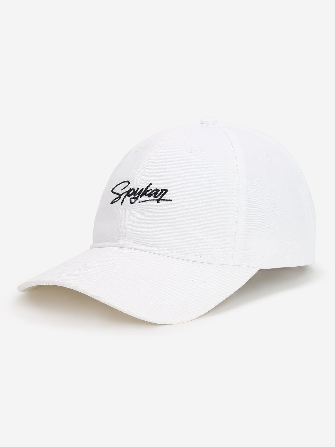 Men White Cotton Cap